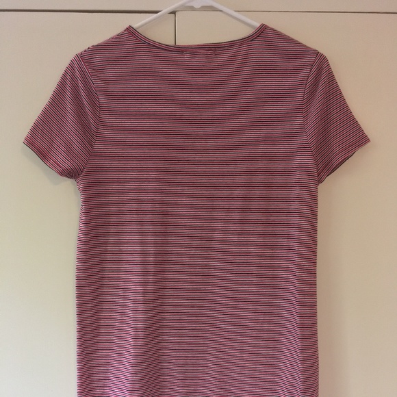 Short striped T-shirt dress - Picture 4 of 4